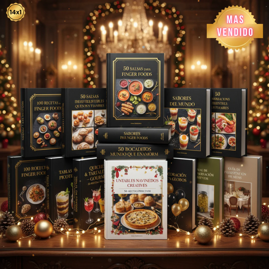 📦 Mega Combo 14x1 Bocaditos Premium para Celebraciones + 6 Bonus Exclusivos 🎁 Especial Navidad & Eventos 🎁